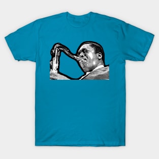 John Coltrane with outline T-Shirt